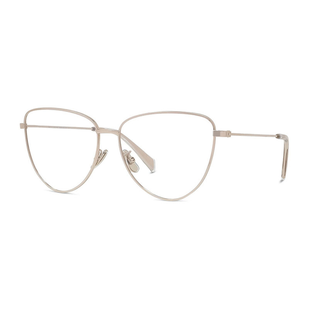 NWT Celine CL50101U-57028 Gold Oval 57mm Glasses